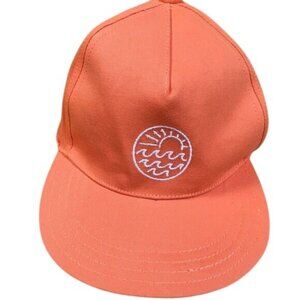 Gymboree Boys Baseball Hat XS/S NWT Orange Sun & Waves Adjustable Strap